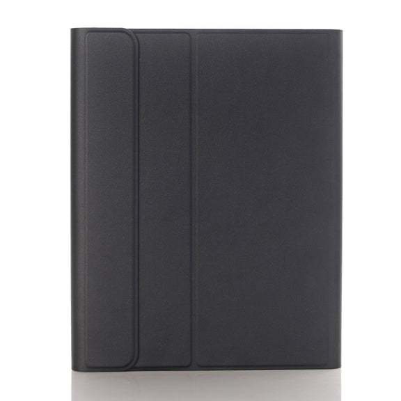 A102B For iPad 10.2 inch 2019 Ultra-thin Detachable Bluetooth Keyboard Leather Tablet Case with Stand & Pen Slot Function (Black)