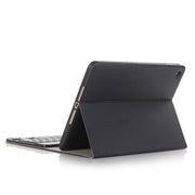 A102B For iPad 10.2 inch 2019 Ultra-thin Detachable Bluetooth Keyboard Leather Tablet Case with Stand & Pen Slot Function (Black)