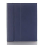 A102B For iPad 10.2 inch 2019 Ultra-thin Detachable Bluetooth Keyboard Leather Tablet Case with Stand & Pen Slot Function (Blue)