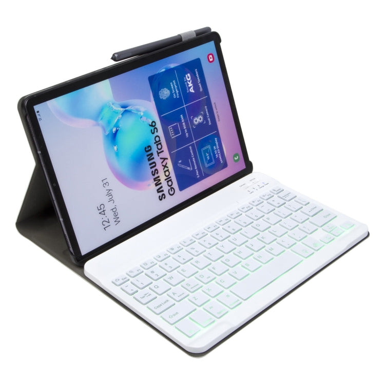 ST 860S For Samsung Galaxy Tab S6 10.5 inch T860 / T865 Detachable Backlight Bluetooth Keyboard Tablet Case with Stand & Pen Slot Function (Gold)