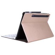 ST 860S For Samsung Galaxy Tab S6 10.5 inch T860 / T865 Detachable Backlight Bluetooth Keyboard Tablet Case with Stand & Pen Slot Function (Rose Gold)