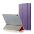 Silk Texture Horizontal Flip  Magnetic PU Leather Case for iPad Air 13 2024 / iPad Pro 12.9 inch (2018), with Three-folding Holder & Sleep / Wake-up Function(Purple) - iPad Pro 11 (2018) Cases by PMC TechLife | Online Shopping South Africa | PMC TechLife | Buy Now Pay Later Mobicred