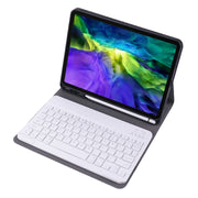 A11B 2020 Ultra-thin ABS Detachable Bluetooth Keyboard Tablet Case for iPad Pro 11 2022 / 2021 / Air4 / Air5, with Pen Slot & Holder (Gold)