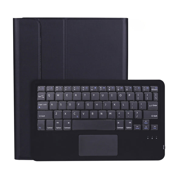 A11B-A 2020 Ultra-thin ABS Detachable Bluetooth Keyboard Tablet Case for iPad Pro 11 2022 / 2021 / Air4 / Air5, with Touchpad & Pen Slot & Holder (Black)