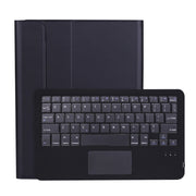 A11B-A 2020 Ultra-thin ABS Detachable Bluetooth Keyboard Tablet Case for iPad Pro 11 2022 / 2021 / Air4 / Air5, with Touchpad & Pen Slot & Holder (Black)
