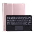 A11B-A 2020 Ultra-thin ABS Detachable Bluetooth Keyboard Tablet Case for iPad Pro 11 2022 / 2021 / Air4 / Air5, with Touchpad & Pen Slot & Holder (Rose Gold) - For iPad Pro by PMC Jewellery | Online Shopping South Africa | PMC Jewellery | Buy Now Pay Later Mobicred