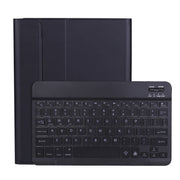 A11BS 2020 Ultra-thin ABS Detachable Bluetooth Keyboard Tablet Case for iPad Pro 11 2022 / 2021 / Air4 / Air5, with Backlight & Pen Slot & Holder (Black)