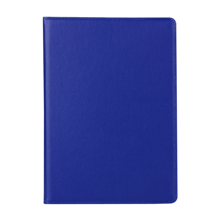 Litchi Texture 360 Degree Spin Multi-function Horizontal Flip Leather Protective Case with Holder for iPad Pro 10.5 inch / iPad Air (2019) (Dark Blue)