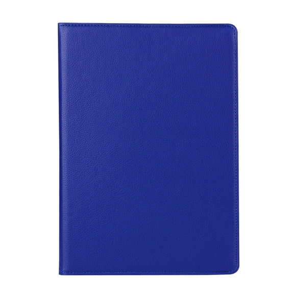 Litchi Texture 360 Degree Spin Multi-function Horizontal Flip Leather Protective Case with Holder for iPad Pro 10.5 inch / iPad Air (2019) (Dark Blue)