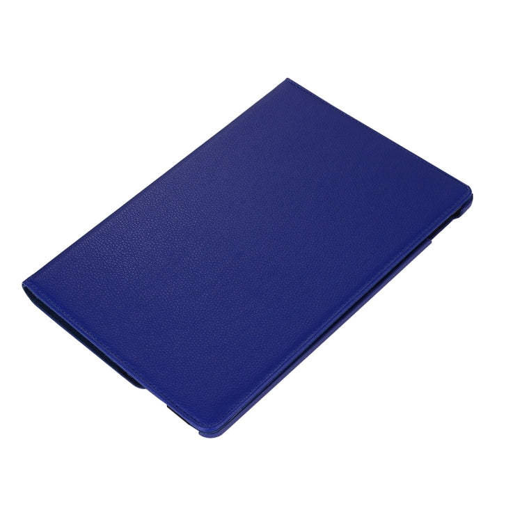 Litchi Texture 360 Degree Spin Multi-function Horizontal Flip Leather Protective Case with Holder for iPad Pro 10.5 inch / iPad Air (2019) (Dark Blue)