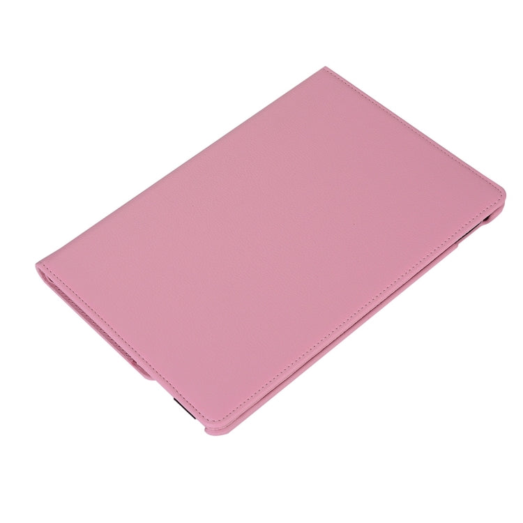 Litchi Texture 360 Degree Spin Multi-function Horizontal Flip Leather Protective Case with Holder for iPad Pro 10.5 inch / iPad Air (2019) (Pink)