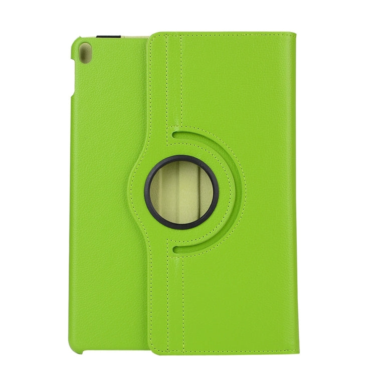Litchi Texture 360 Degree Spin Multi-function Horizontal Flip Leather Protective Case with Holder for iPad Pro 10.5 inch / iPad Air (2019) (Green)