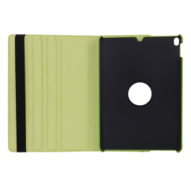 Litchi Texture 360 Degree Spin Multi-function Horizontal Flip Leather Protective Case with Holder for iPad Pro 10.5 inch / iPad Air (2019) (Green)