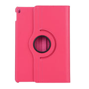 Litchi Texture 360 Degree Spin Multi-function Horizontal Flip Leather Protective Case with Holder for iPad Pro 10.5 inch / iPad Air (2019) (Magenta)