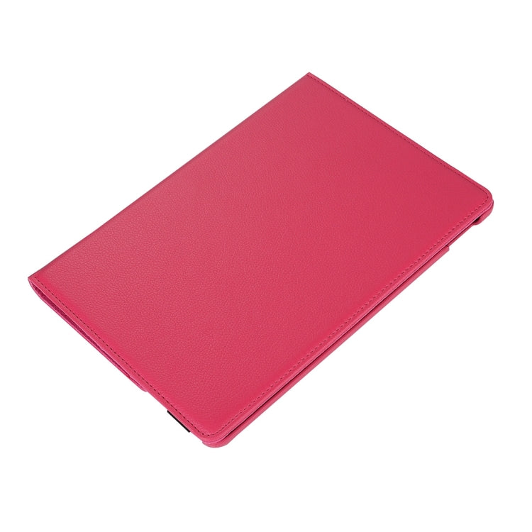 Litchi Texture 360 Degree Spin Multi-function Horizontal Flip Leather Protective Case with Holder for iPad Pro 10.5 inch / iPad Air (2019) (Magenta)