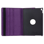 Litchi Texture 360 Degree Spin Multi-function Horizontal Flip Leather Protective Case with Holder for iPad Pro 10.5 inch / iPad Air (2019) (Purple)