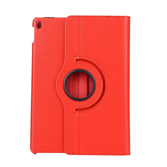 Litchi Texture 360 Degree Spin Multi-function Horizontal Flip Leather Protective Case with Holder for iPad Pro 10.5 inch / iPad Air (2019) (Red)