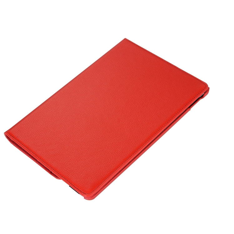 Litchi Texture 360 Degree Spin Multi-function Horizontal Flip Leather Protective Case with Holder for iPad Pro 10.5 inch / iPad Air (2019) (Red)