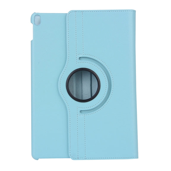 Litchi Texture 360 Degree Spin Multi-function Horizontal Flip Leather Protective Case with Holder for iPad Pro 10.5 inch / iPad Air (2019) (Baby Blue)