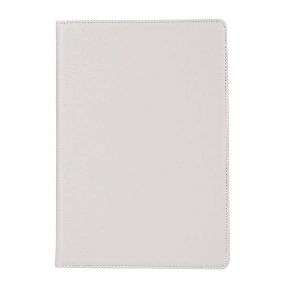 Litchi Texture 360 Degree Spin Multi-function Horizontal Flip Leather Protective Case with Holder for iPad Pro 10.5 inch / iPad Air (2019) (White)
