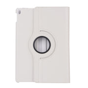 Litchi Texture 360 Degree Spin Multi-function Horizontal Flip Leather Protective Case with Holder for iPad Pro 10.5 inch / iPad Air (2019) (White)