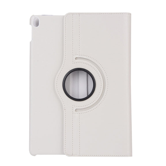 Litchi Texture 360 Degree Spin Multi-function Horizontal Flip Leather Protective Case with Holder for iPad Pro 10.5 inch / iPad Air (2019) (White)