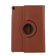 Litchi Texture 360 Degree Spin Multi-function Horizontal Flip Leather Protective Case with Holder for iPad Pro 10.5 inch / iPad Air (2019) (Brown)