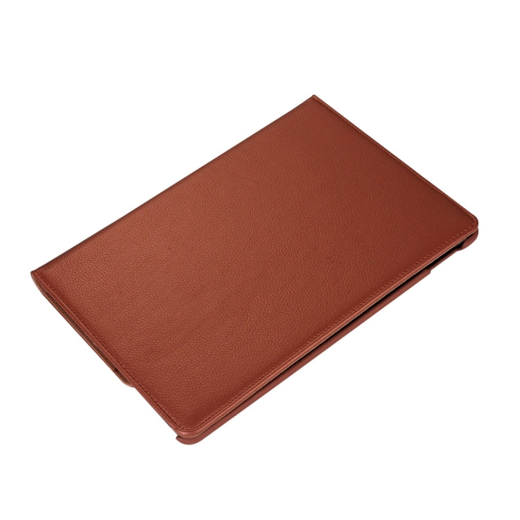 Litchi Texture 360 Degree Spin Multi-function Horizontal Flip Leather Protective Case with Holder for iPad Pro 10.5 inch / iPad Air (2019) (Brown)