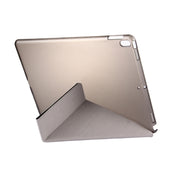 For iPad Pro 10.5 inch Silk Texture Horizontal Deformation Flip Leather Case with 4-folding Holder & Sleep / Wake-up(Black)