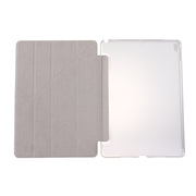 For iPad Pro 10.5 inch Silk Texture Horizontal Deformation Flip Leather Case with 4-folding Holder & Sleep / Wake-up(White)