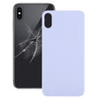 Easy Replacement Big Camera Hole Glass Back Battery Cover for iPhone X / XS(Purple) - Back Cover by PMc TechLife | Online Shopping South Africa | PMc TechLife | Buy Now Pay Later Mobicred
