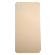 Glass Battery Back Cover for iPhone X(Gold)