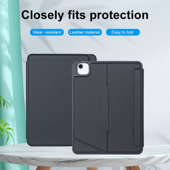 T11-AS For iPad Air 11 2025 / Air 5 / 4 10.9 / Pro 11 2022&2021&2020&2018 Touch Backlight Split Type Bluetooth Keyboard Leather Case
