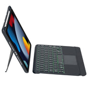 T102-AS For iPad 10.2 2021/2020/2019 / Air 3 10.5/Pro 10.5 Touch Backlight Split Type Bluetooth Keyboard Leather Case