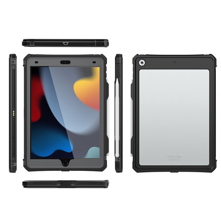 For iPad 10.2 2021 RedPepper Shockproof Water-resistant PC + PET + TPU Tablet Protective Case