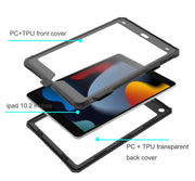 For iPad 10.2 2021 RedPepper Shockproof Water-resistant PC + PET + TPU Tablet Protective Case