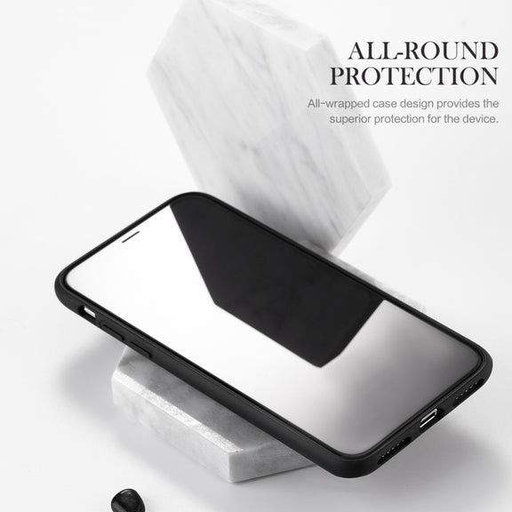 For iPhone XS Max ROCK Origin Series Business TPU + PU Protective Case
