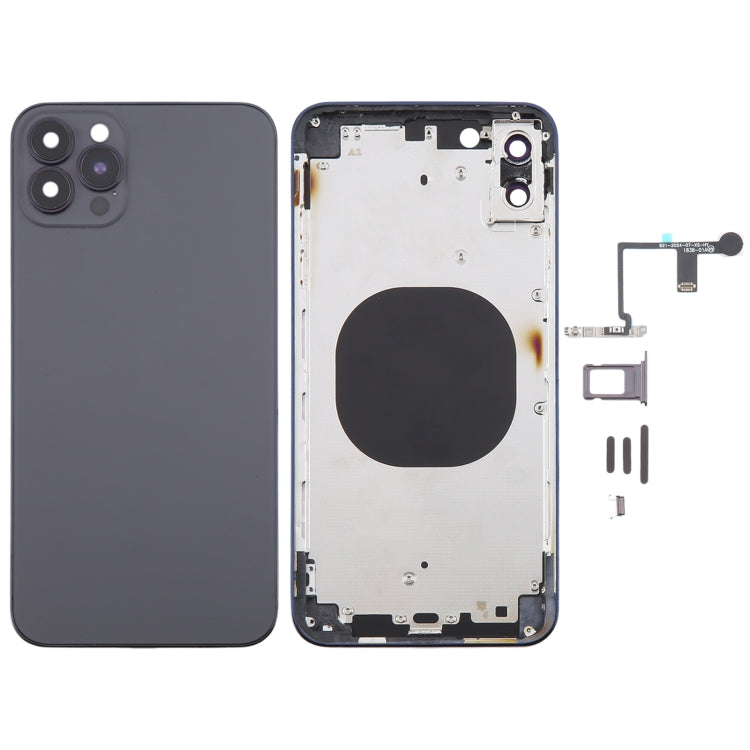 Back Cover with Appearance Imitation of iP14 Pro Max for iPhone XS Max(Black)
