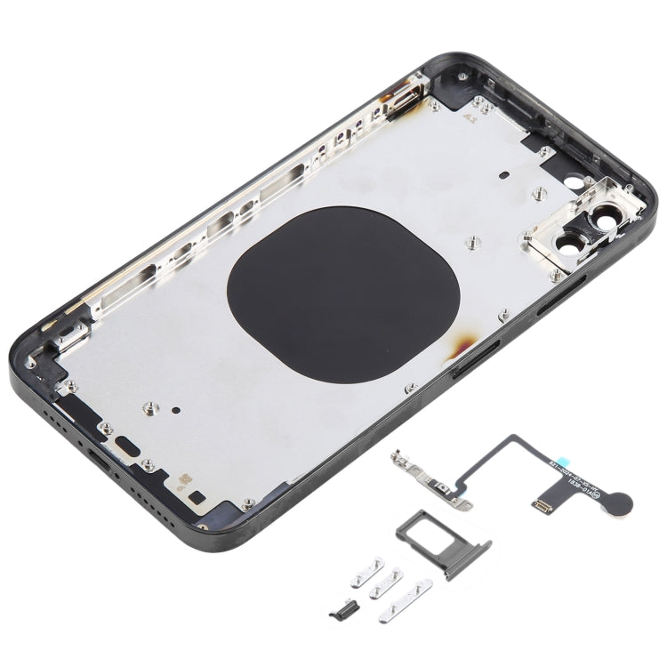 Back Cover with Appearance Imitation of iP14 Pro Max for iPhone XS Max(Black)