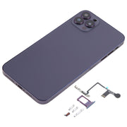 Back Cover with Appearance Imitation of iP14 Pro Max for iPhone XS Max(Purple)