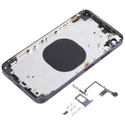 Back Cover with Appearance Imitation of iP14 Pro Max for iPhone XS Max(Purple)