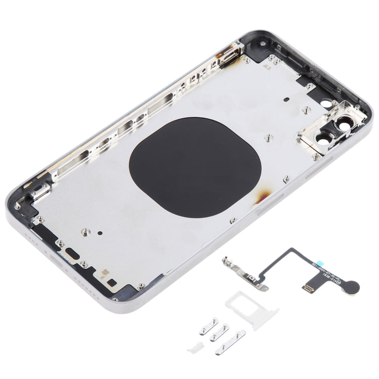 Back Cover with Appearance Imitation of iP14 Pro Max for iPhone XS Max(White)