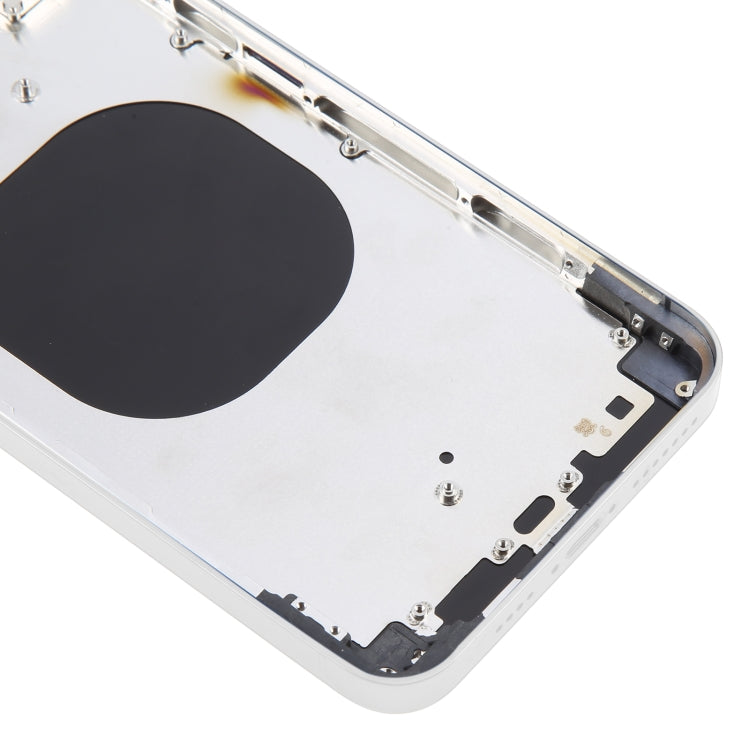 Back Cover with Appearance Imitation of iP14 Pro Max for iPhone XS Max(White)