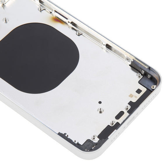 Back Cover with Appearance Imitation of iP14 Pro Max for iPhone XS Max(White)