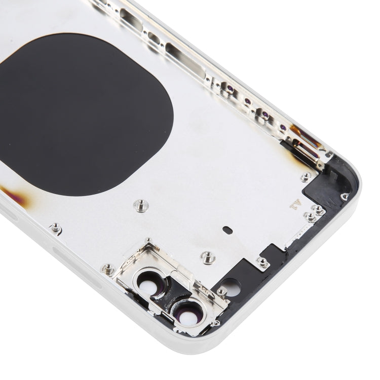 Back Cover with Appearance Imitation of iP14 Pro Max for iPhone XS Max(White)
