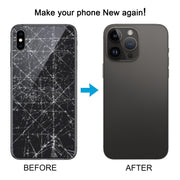 Back Cover with Appearance Imitation of iP14 Pro Max for iPhone XS Max(White)
