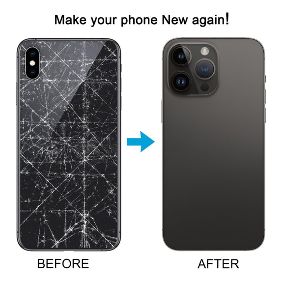 Back Cover with Appearance Imitation of iP14 Pro Max for iPhone XS Max(White)