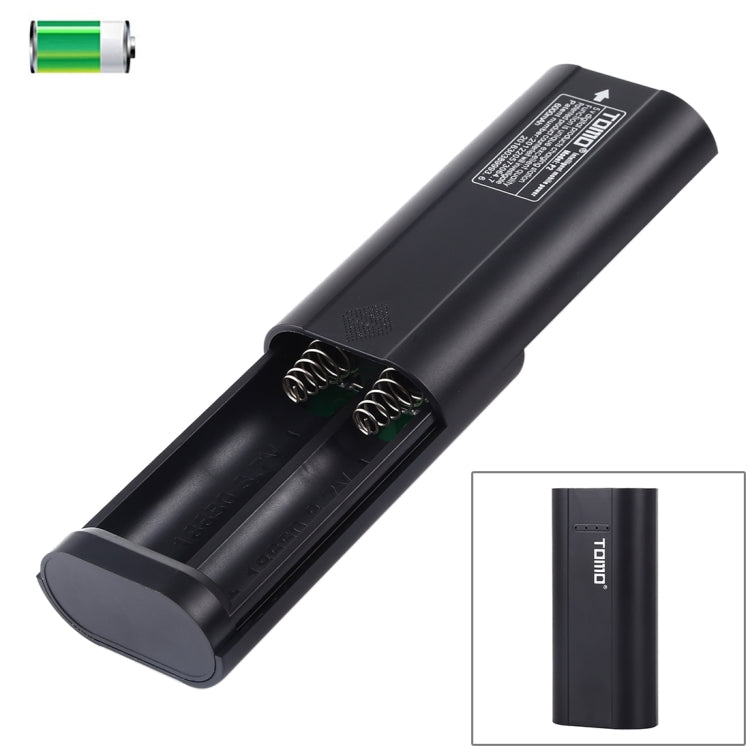 TOMO P2 USB Smart 2 Battery Charger with  Indicator Light for 18650 Li-ion Battery(Black)