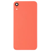 Battery Back Cover with Back Camera Bezel & Lens & Adhesive  for iPhone XR(Pink)