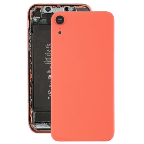 Battery Back Cover with Back Camera Bezel & Lens & Adhesive  for iPhone XR(Pink)